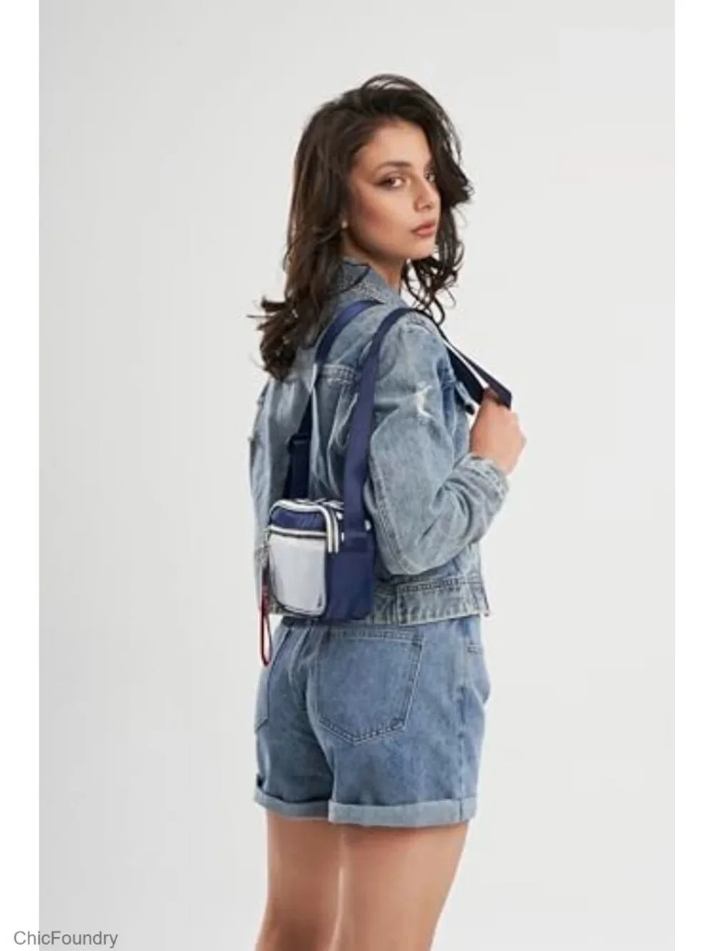 High Seas Camera Crossbody Bag with Zipper Pockets